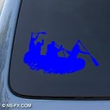 RAFTING - Whitewater Sport - Car, Truck, Notebook, Vinyl Decal Sticker #1203 | Vinyl Color: Blue