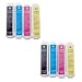 Compatible 2 Sets of LC1000 Cartridges (LC1000BK LC1000C LC1000M LC1000Y)