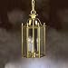 Kichler Olde Georgetown Foyer Light -Polished Brass - Lighting > Hall & Foyer Lights