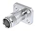 RADIALL R180415007W RF/Coaxial Connector, NEX10 Coaxial, Straight Jack, Solder, 50 ohm, KS1, RG405, Beryllium Copper