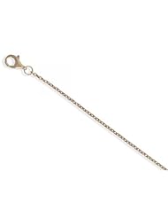 MMA Silver - 20 inch 14 Karat Rose Gold Plate Sterling Silver Cable Chain Necklace