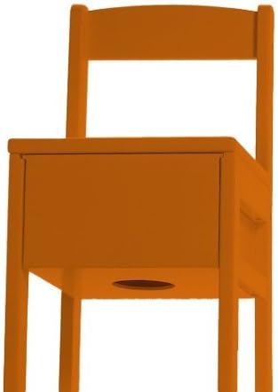 Baff Kindertrommel Stuhl Cajon Kinderstuhl in Orange 30 by Baff