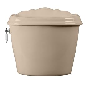 American Standard 4111.016.045 Reminiscence Toilet Tank with Coupling Components and Trim, Fawn Beige