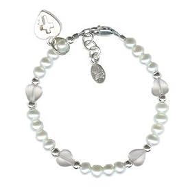 Click here to buy ~ Chloe Emma Abigail Christening Bracelet by Chloe Emma.