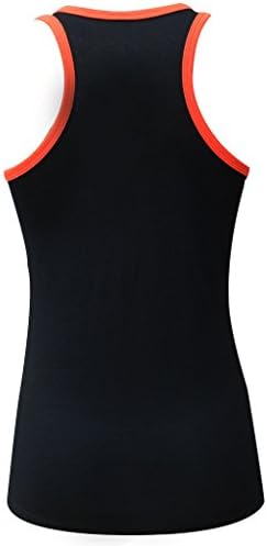 Sport Wings Womens San Francisco Giants Rhinestone Tank Tops - Black &amp; Orange