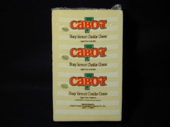 Cabot Vermont Lite White Cheddar - 10 to 11 LB Loaf by Cheese Express