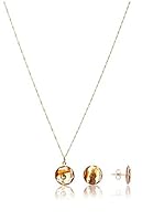 Silver Luxe Conjunto Clave De Sol, Amber