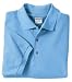 NEW Gildan Ultra Cotton - 7-Ounce Pique Knit Sport Shirt Light Blue-S
