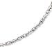 14k White Mens Link Necklace - 24 Inch