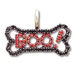 Boo Collar Charm (Antique Brass Finish)