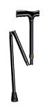 `Folding Cane Pistol Grip Adj. Black 32 - 37 Lightweight and fold automatically * Adjustable from