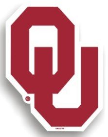 Oklahoma Sooners 12" Car Magnet