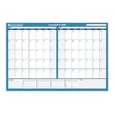 At-A-Glance(R) Undated Erasable/Reversible Wall Planner, 30/60 Day, 48in. x 32in. Jumbo, Blue