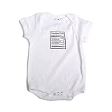 Bibi & Mimi Nutrition Facts Bodysuit, 6 to 12 Months
