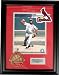 Bob Gibson St. Louis Cardinals 8x10 photo framed with St. Louis Cardinals patch ,1964...