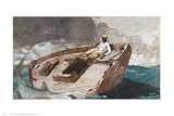 Gulf Stream - Artist: Winslow Homer - Art Print Poster - With a Black Wood Frame - Image Size: 21.75 by 12.25 inches Art Print Poster - With a Black Wood Frame