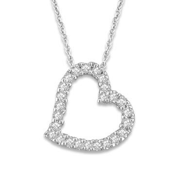 Diamond Heart Pendant 1/4ctw