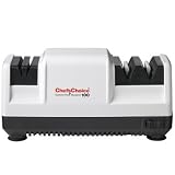 Chef's Choice 100W Diamond Hone Knife Sharpener, White by Chef's Choice