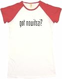 got nowitzki? Women's Tee Shirt Small-White/Red Babydoll (petite fit)
