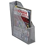 ROL22264 Expressions Mesh Magazine File, Durable Steel, Pewter