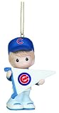 Precious Moments "My Team's A Home Run" Major League Baseball Chicago Cubs Boy With Pennant
