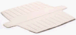 Rubbermaid #1297-AR WHT White Sink Divider Mat