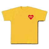ハートシリーズ　ハート婚活両面あり Tシャツ(デイジー)