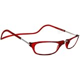 Clic Magnetic Reading Glasses Red