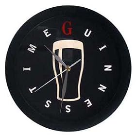Click here to buy Guinness GUINNESS Time Wall Clock - Black by Guinness.