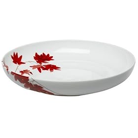 Mikasa Pure Red Fine China 11-1 4-Inch Pasta Bowl by Mikasa