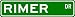 RIMER Street Sign ~ Personalized Family Lastname Sign ~ Gameroom, Basement, Garage Sign **