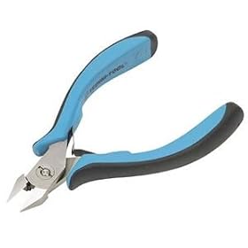 Tec-Cut Diagonal Cutter, Tapered, Relvd, Flush, 4 5 8 by
