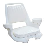 Wise® Offshore Extra Wide Captain's Chair without Pedestal White