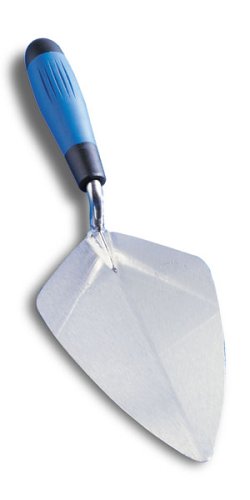 Bon Tool Co. Wide London Stainless Steel Masonry Trowel 12" x 5 15/16" with Comfort Grip Handle