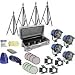 Arri Arrilite 1000/4 Heavy Duty Kit with 4 1000 Watt Open Face Tungsten Flood Lights, Bulbs and Accessories, 4,000 Watts, 120 Volts.