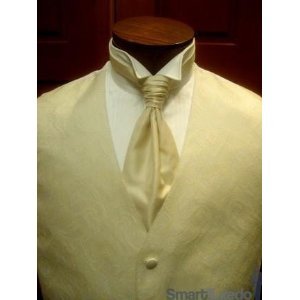 Tuxedo Vest - Retro Collection - Smart Tuxedo Presents This Georgeous Paisley Patterned Full Back Vest Shar-pei Tie (Included in Price)