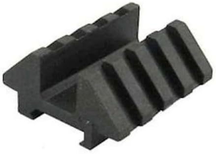 DUAL SIDE 45 DEGREE ANGLE OFFSET SEE-THRU RAIL MOUNT