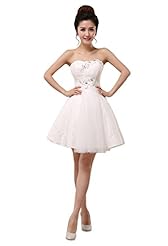 Short Sweetheart Polyester/Rayon/Tulle/Viscose Lace Bridesmaid Dress/Mini Dress 