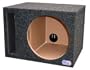 R/T 300 Enclosure Series (318-12) - Single 12" Slot Vented Sub Bass Hatchback Speaker Box with Labyrinth Power Port