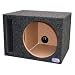 R/T 300 Enclosure Series (318-12) - Single 12" Slot Vented Sub Bass Hatchback Speaker Box with Labyrinth Power Port