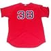 Curt Schilling Red Authentic Red Sox Jersey Signed On Back