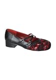 1 Inch Heel Women's Size Shoe With Lace Pleated Instep