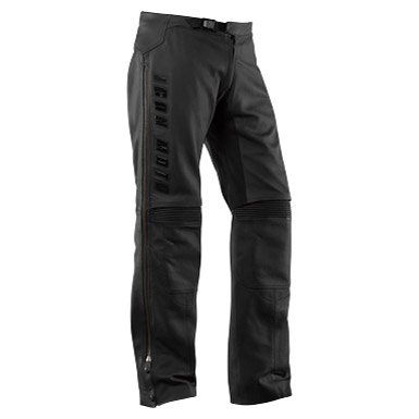 Icon Automag Leather Overpant - Black (Waist 40 / Inseam 34 - 2811-0178)
