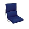 20"w Indoor/outdoor Cushion For High back Dining Chair, 4"Hx20"Wx44"D, BLUE SUNBRELLA