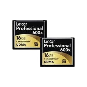 Lexar LCF16GCTBNA6002 - Compact Flash 2-PK 16GB 600X by 