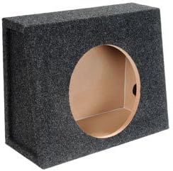 12 Single Bass Box Sealed Empty Truck Enclosure-2Pack