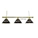 NHL Anaheim Mighty Ducks 3 Shade Pub Lamp