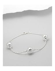 Ball Bracelet In 92.5 Sterling Silver