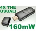 USB WiFi Adapter 160mW High Power Wireless Range Extender for 802.11 b/g
