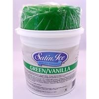 Satin Ice Rolled Fondant - Green - Vanilla